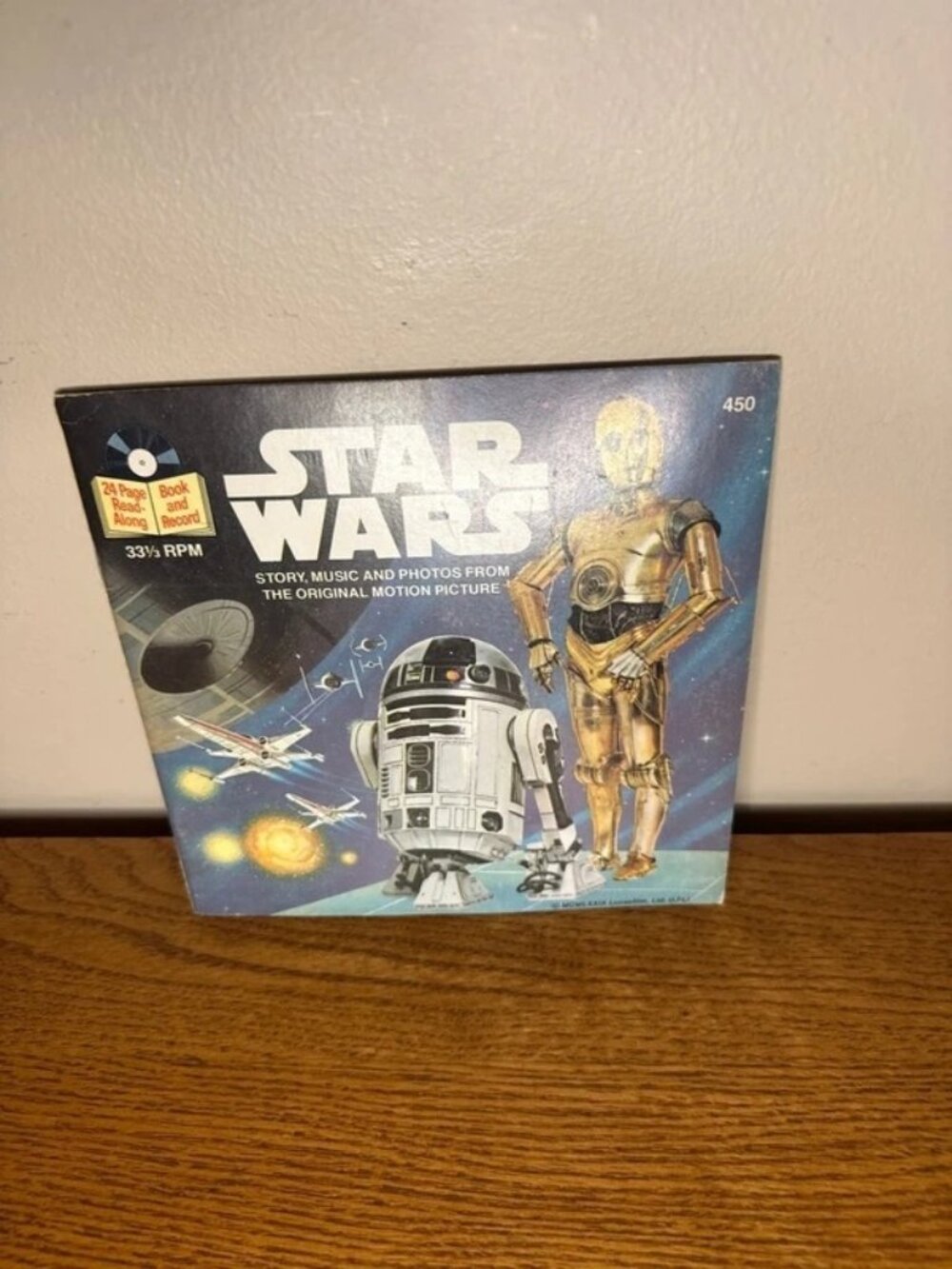 Star Wars (Original 1979 US Read-Along Book and 7inch Record w/24 Page Booklet)